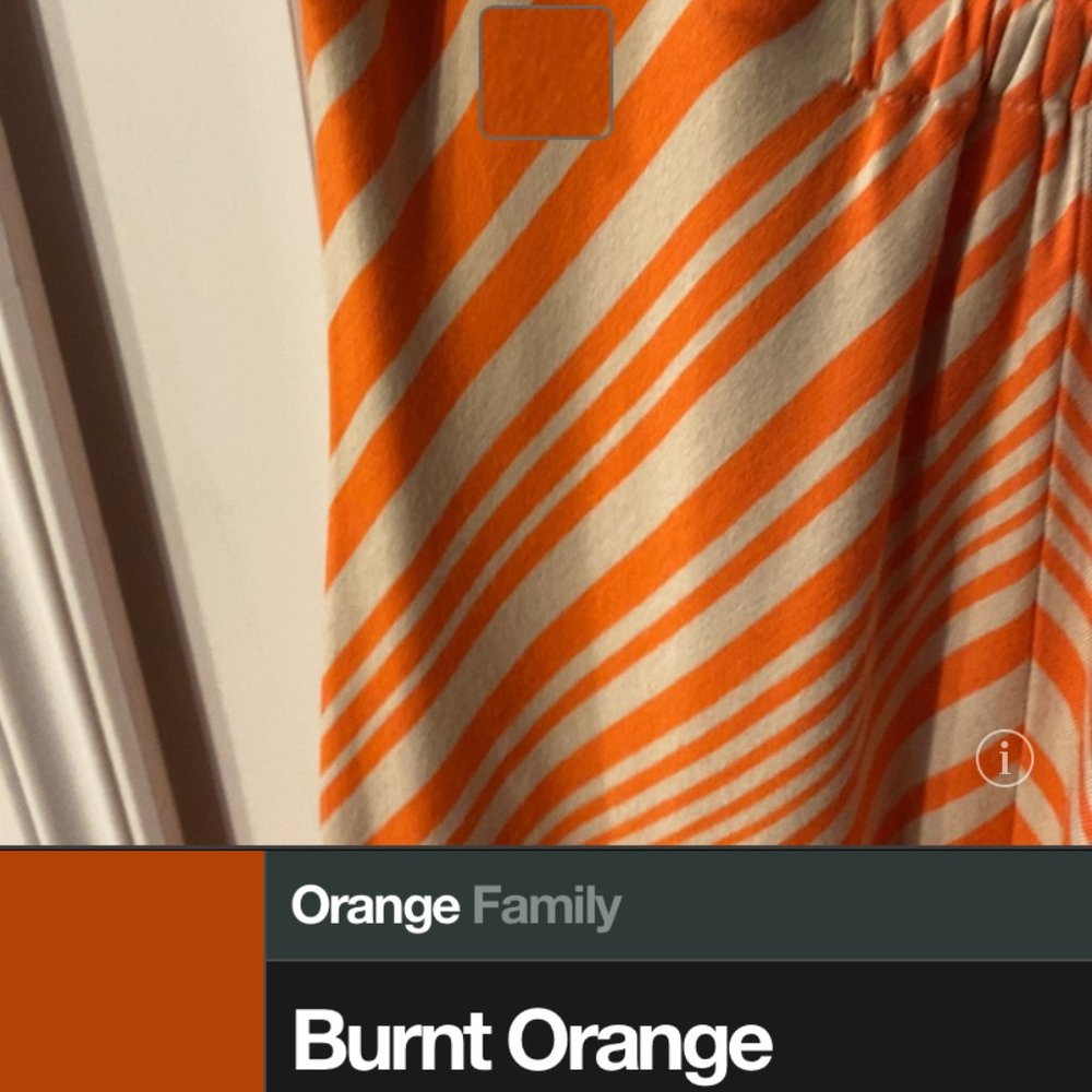 Bebe Vneck Orange and Tan Chevron Stripe Dress Size Medium - Picture 8 of 11